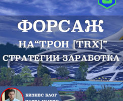 Форсаж Трон  [TRX]. Прибыльная стратегия заработка. Минимум Партнёров = Максимум Заработок