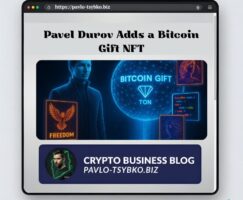 Pavel Durov Adds a Bitcoin Gift NFT — TON New Symbol of Crypto Culture
