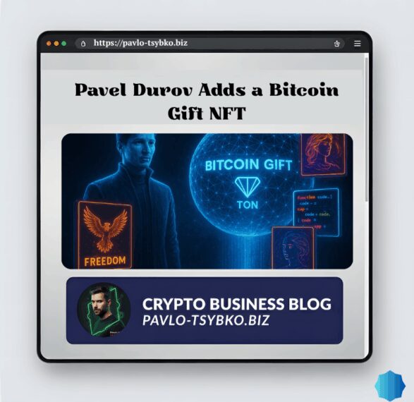 Pavel Durov Adds a Bitcoin Gift NFT — TON New Symbol of Crypto Culture