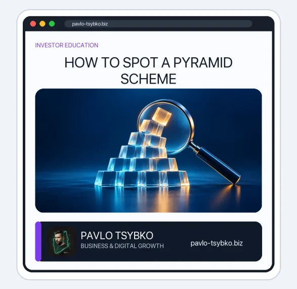How to Spot a Pyramid Scheme: Red Flags and Due Diligence