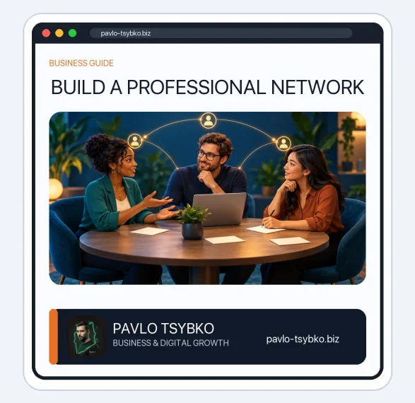How to Build a Professional Network for Your Small Business